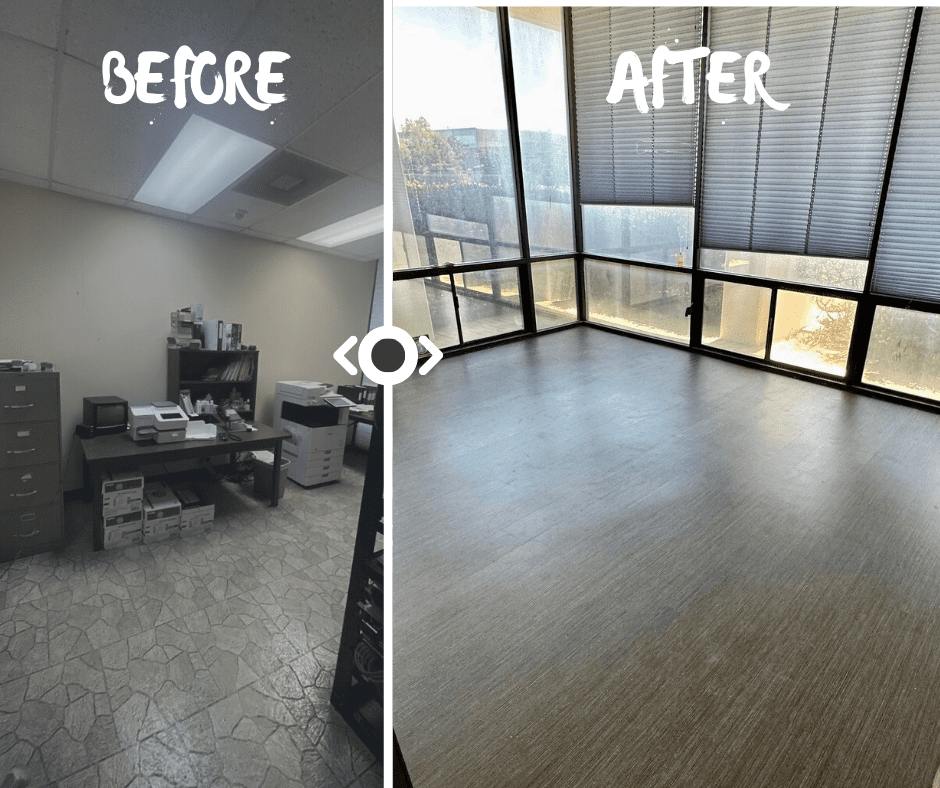 Before and After Commercial Floors
